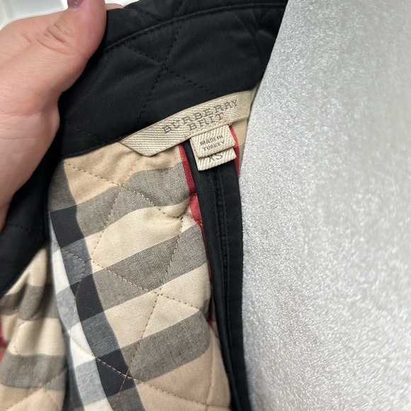 Burberry Quilted Jacket Sz XS Black - Picture 10 of 12